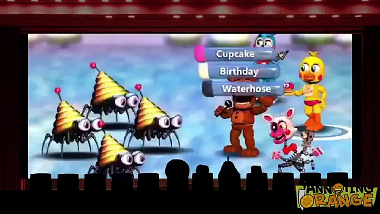 Annoying Orange - FNAF WORLD TRAILER Trashed!!