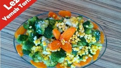 Brokoli Salatası Nasıl Yapılır ( How To Make Broccoli Salad )