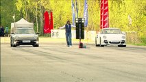 Porsche 911 Turbo vs Nissan GT R Battle