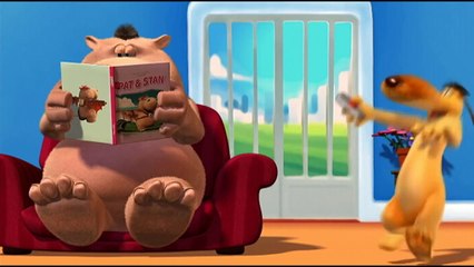 Pat and Stan - Hair Button (short)