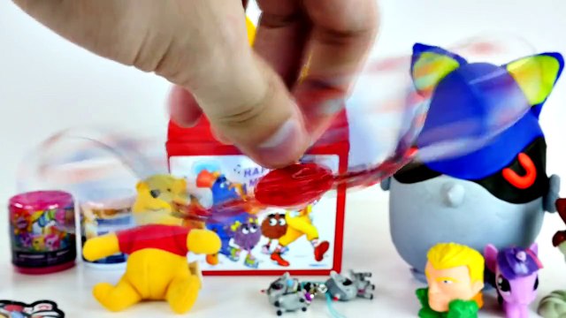 McDonalds Kinder Surprise Eggs Happy Meal Toys Play Doh Spongebob Shopkins MLP Frenzies