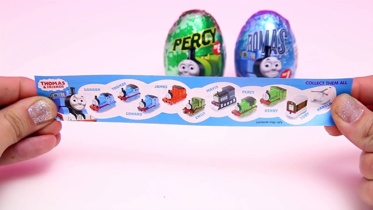 Kinder Surprise eggs Thomas the train Huevos Kinder Sorpresa Chocolate Toys