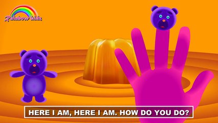 Gummy Bear Finger Family | Nursery rhymes for kids | Baby rhyme