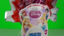 Huge DISNEY PRINCESS Kinder Surprise Egg Opening with Rapunzel, Cinderella, Ariel & Snow White Toys