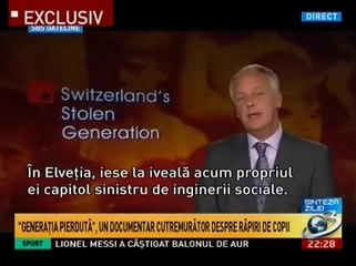 ELVETIA: GENERATIA FURATA - Documentar despre inginerii sociale prin scoaterea fortata a adolescentilor din familii