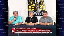 Falleció el Cardenal Julio Terrazas hoy a las 19:15 horas