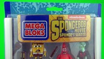 SpongeBob Movie Toys Post Apocalyptic Figure Pack Toy Review Unboxing Mega Bloks