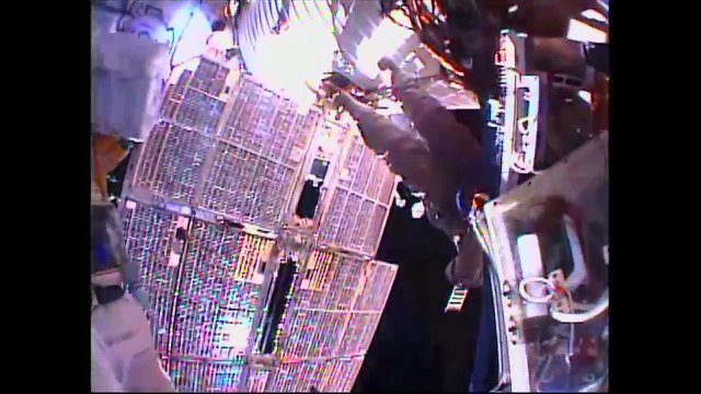Russian cosmonauts conduct spacewalk outside ISS