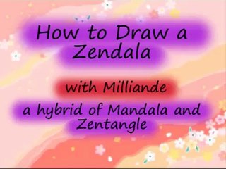 Zendalas How to Draw a Mandala Zentangle Style