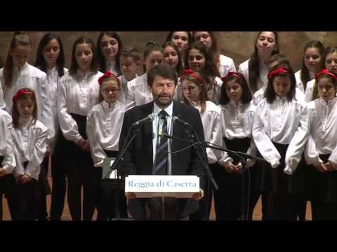 Caserta - Franceschini e Pinotti alla Reggia di Caserta (16.01.16)