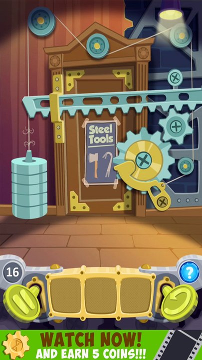 Escape Saga (100 Doors Cartoon) level 16 Walkthrough