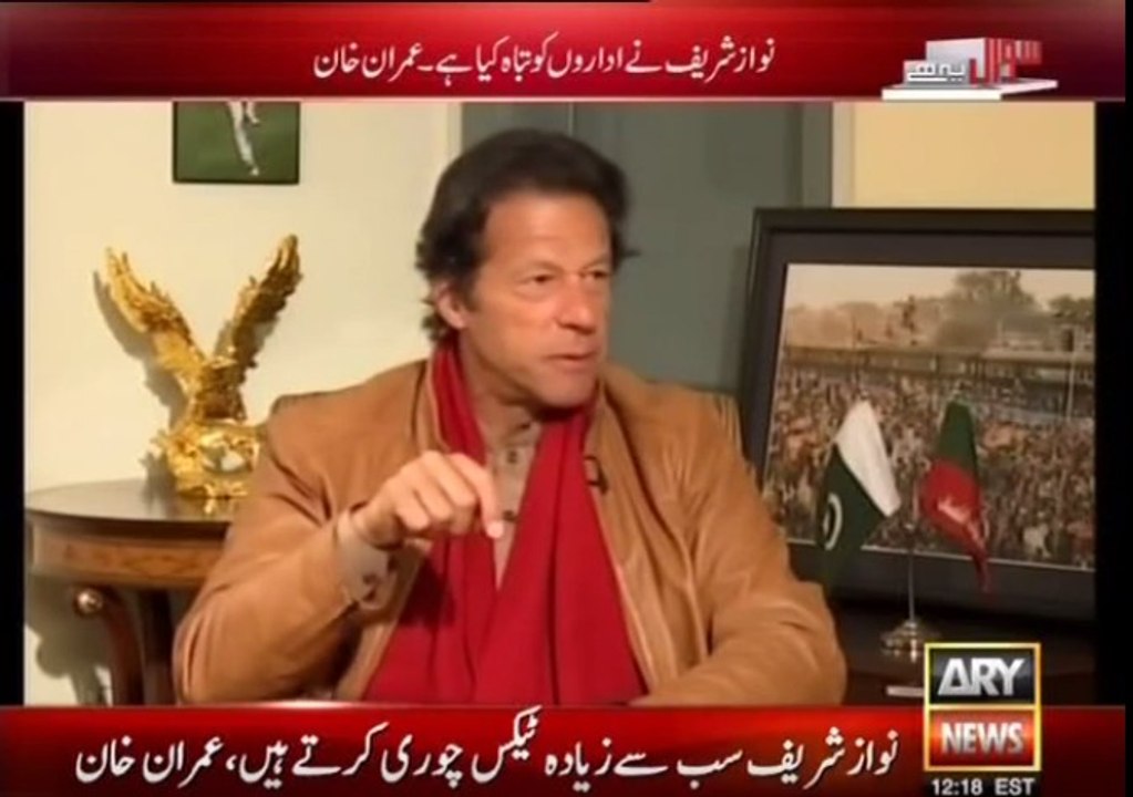 Imran Khan  ( PTI ) Exclusive On Sawal Yeh Hai - 16 January 2015pak movie song news-HD