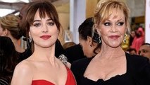 Dakota Johnsons Mom Watches Part Of Fifty Shades Of Grey