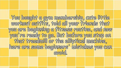 Mistakes To Avoid When Starting A Fitness Routine