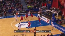 Luka Doncic reacts to Pablo Laso’s time-out with three consecutive three-pointers