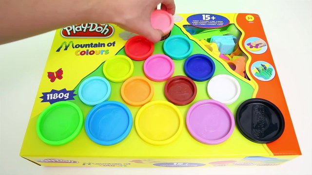 Play Doh Mountain of Colours Playset Hasbro Toys Playdough Rainbow Shapes and Molds