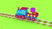 Dessins animés pour bébés en français. Oeufs surprise : un train à vapeur (jouet).