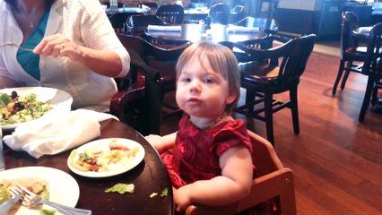 Toddler Loves Music and Eating at same time