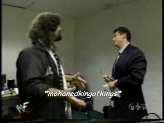 Mick foley and vince mcmahon backstage segment