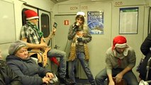 vMetro - «Bad Romance» (Lady Gaga cover) (в вагоне метро, 31.12.2011) (Александр Бон)