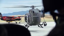 Awesome Video of US UH 72s Eurocopter Flying Very Close to Canyon