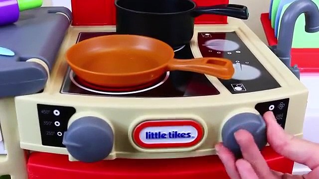 Little Tikes Cook N Store Play Kitchen With Baby Alive Doll & Play-Doh Food DisneyCarToys