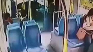 watch: 2 Palestinians teens terrorists on a train stabbing a passenger