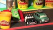 Play Doh Disney Pixar Cars, we make Dinoco Lightning McQueen using Cars Molds from Cars2 P