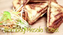 Bombay Masala Toast _ Easy To Make Vegetable Sandwich Recipe By Ruchi Bharani