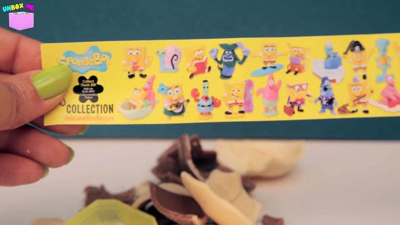 SPONGEBOB Nickelodeon Spongebob Squarepants Surprise Eggs a Spongebob Surprise Egg Video