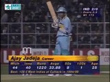 Curtly Ambrose destroying the stumps - India v West Indies. Rare cricket video
