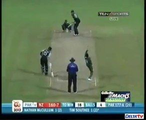 saeed ajmal great bowling vs newzeland