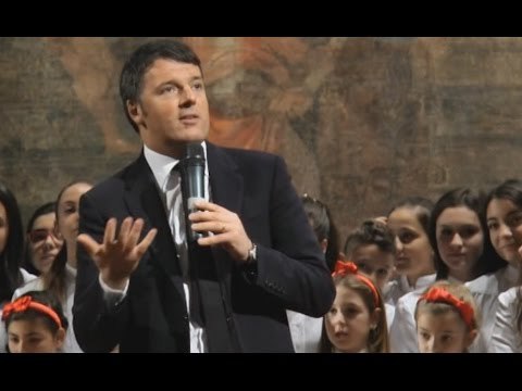 Caserta - Renzi alla Reggia: Obiettivo 1 milione di visitatori (16.01.16)