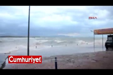 Bu görüntüler bugün Didim'de çekildi