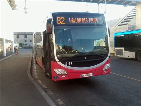 Sound Bus Mercedes-Benz Citaro G C2 n°2167 de la RTM - Marseille sur la ligne B2