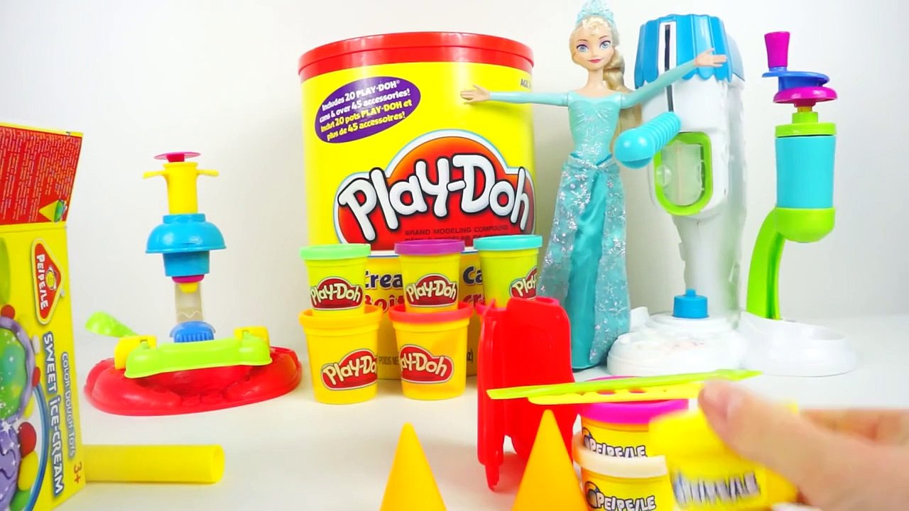 PLAY DOH Ice Cream Playset Playdough Popsicle Elsa Frozen Disney Collector