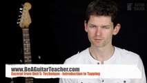 Be A Guitar Teacher - Unit 5 excerpt - Technique - Tapping