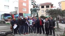 Trabzonspor Başkanı Usta, Timsah Heykeli Önünde