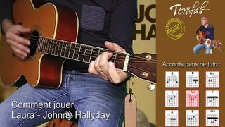Laura - Johnny Hallyday [Tuto guitare] by Terafab