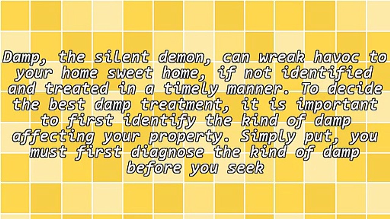 Tell-Tale Signs - What Kind of Damp Is Affecting Your Property?