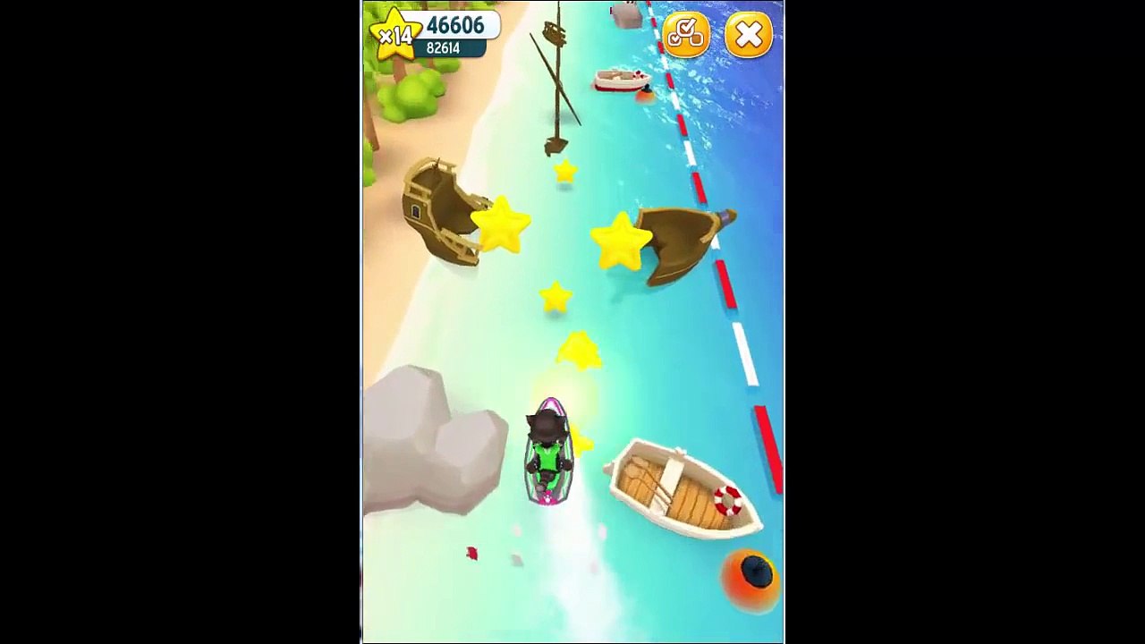 My Talking Tom & My Talking Angela Jetski - GamePlay Trailer
