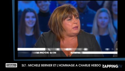 SLT – Charlie Hebdo : Michèle Bernier sur l’hommage aux victimes, "On se serait bourré la gueule avec mon père" (vidéo)