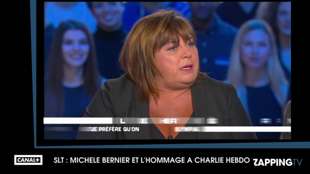 SLT – Charlie Hebdo : Michèle Bernier sur l’hommage aux victimes, On se serait bourré la gueule avec mon père (vidéo)