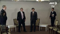 Bill Gates meets Japanese PM Shinzo Abe