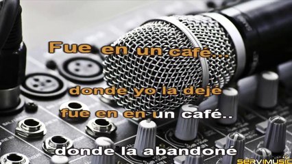 Los Apson - Fué En Un Cafe -  karaoke letra