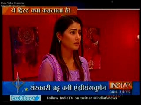 Akshara ne Uuthaya Karishma Par Haat jis se Uusne kiya Ghar Chod ne ka Faisla 18th January 2016 Yeh Rishta Kya Kehlata Hai