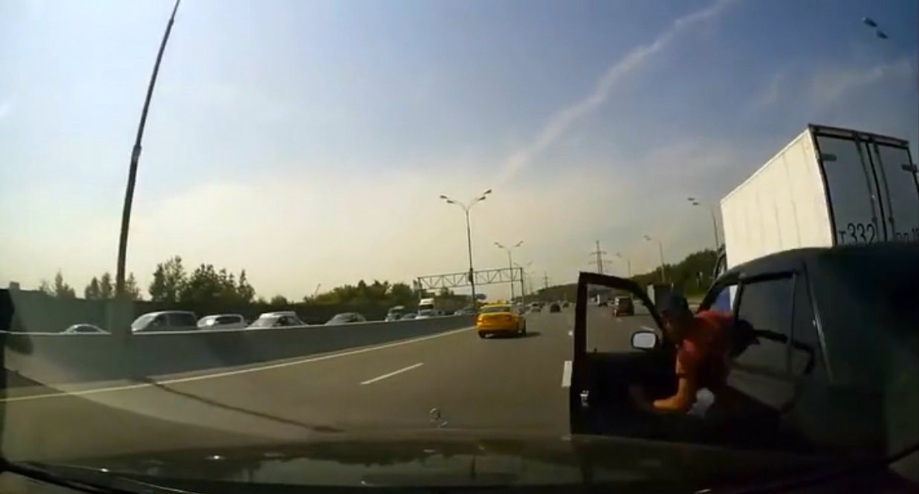 Getting Out of Your Car In The Middle of The Highway Is a Bad Idea