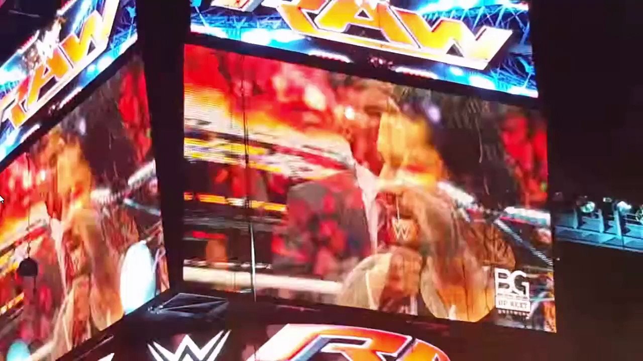 John Cena & Roman Reigns Face Off in Raw Full Video - 28/12/2015
