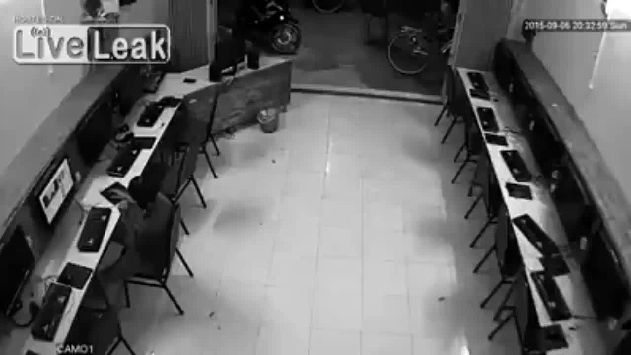 Man Gets Instant Karma For Trying To Kick A Dog! - Man Tries To Kick Dog, Gets Instant Karma (VIDEO)