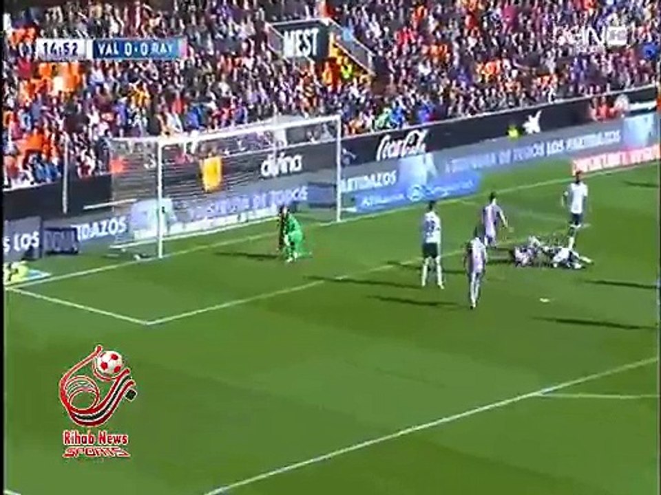 اهداف مباراة ( فالنسيا 2-2 رايو فاليكانو ) الدوري الاسباني